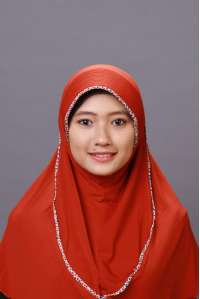 Bergo Stela Kalung Orange